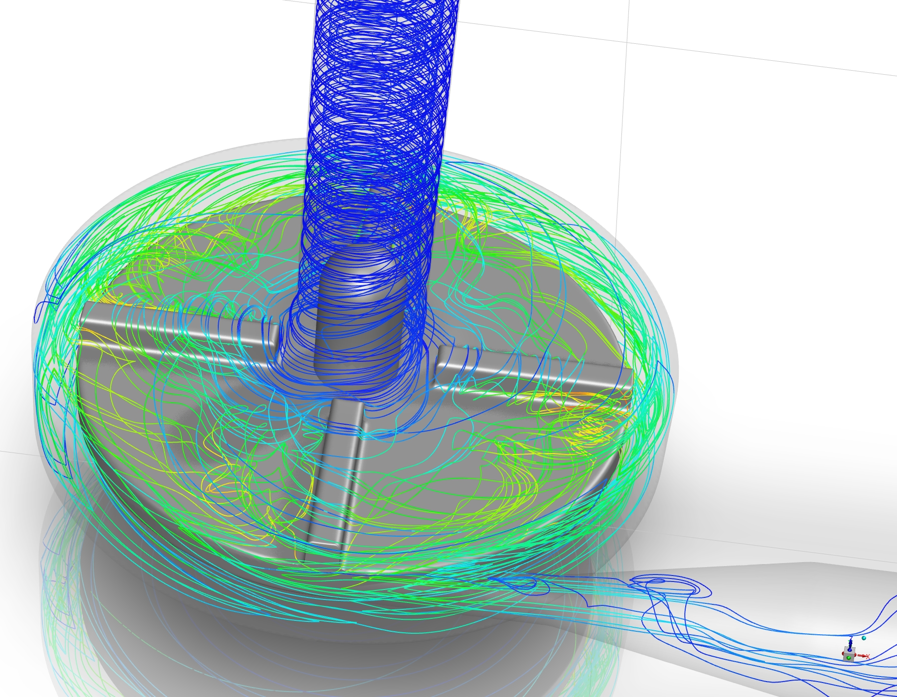 cfd pompa centrifuga